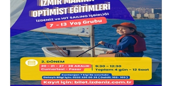 İzmir Marina, kış boyunca yelken tutkunlarını ağırlıyor